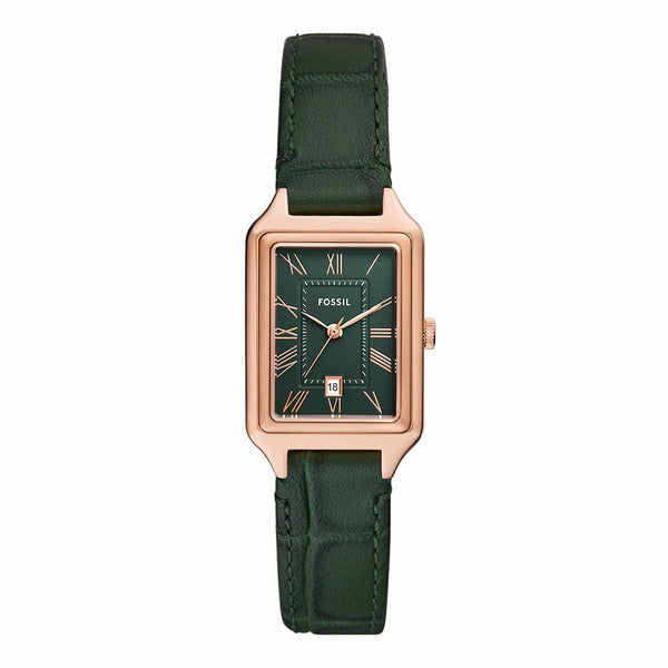 Pasal ES5366 (Raquel) Raquel Square Women's Leather Watch