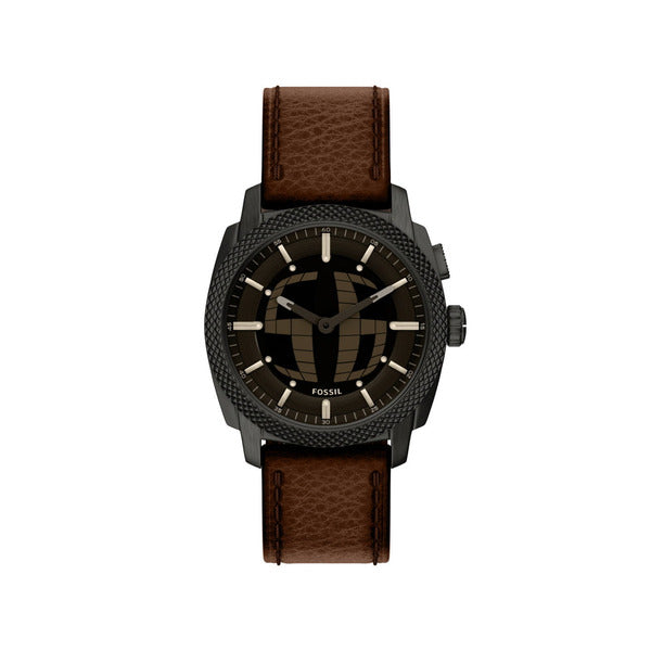 Pasal FS6165 Machine Analog Digital Men's Leather Watch