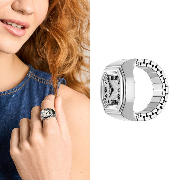 Official Fasel ES5482 (Watch Ring) Women's Metal Watch