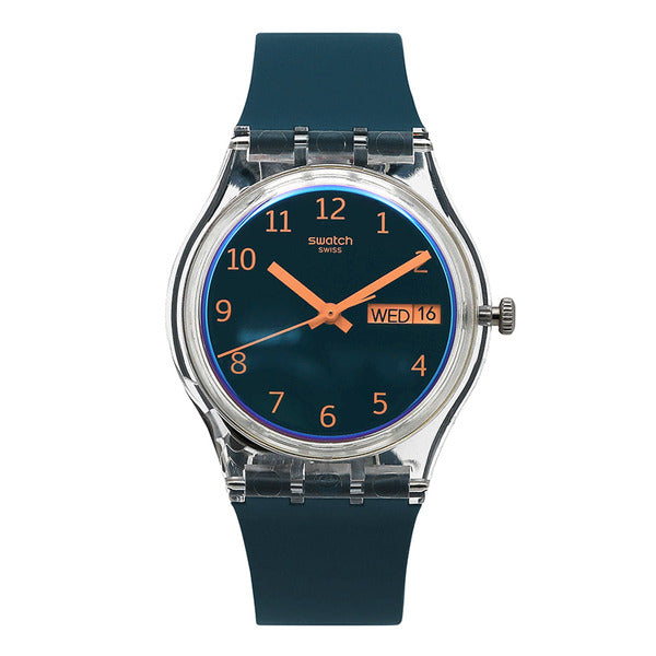 Swatch SO28K700 ESSENTIALS BLUE AWAY public urethane watch
