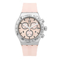 Swatch YVS532 ESSENTIALS POPPINGLY PINK Men's Polyurethane Watch