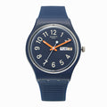 Swatch SO28I700 ESSENTIALS TRENDY LINES AT NIGHT women's urethane watch