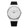 Swatch SYXS100 SKIN SKINNOIRIRON Shared Synthetic Leather Watch