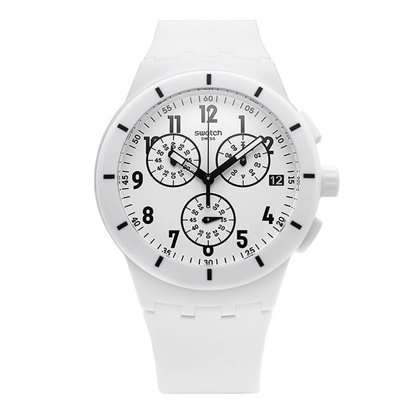 Swatch SUSW402 TWICE AGAIN Men's Polyurethane Watch