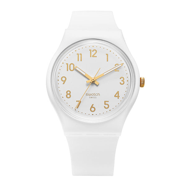 Swatch SO28W106-S14 CLASSIC WHITE BISHOP women's urethane watch