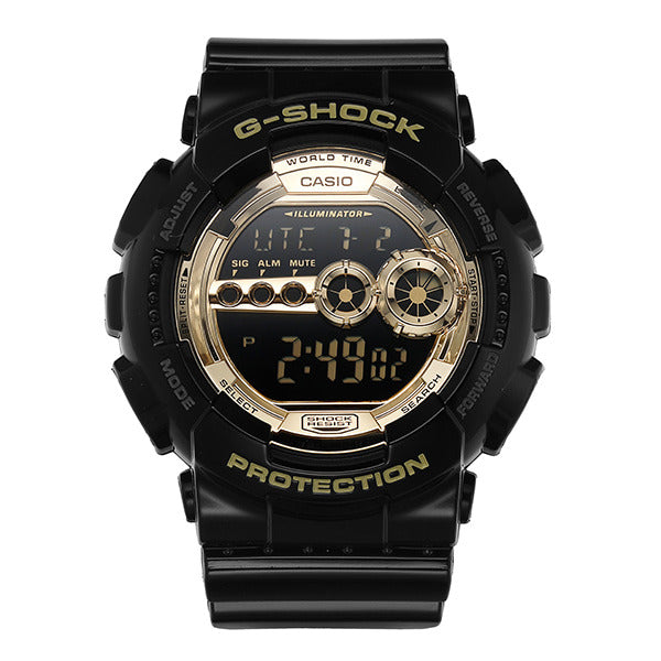 Zisax GD-100GB-1DR (GD-100GB-1) big face digital sports military man's urethane watch