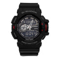 Zijskar GA-400-1BHDR (GA-400-1B) big face digital analog sports military men's urethane watch