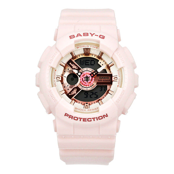 ZiKash BA-110AQ-4ADR (BA-110AQ-4A) Babyji Digital Analog Sports Women's Polyurethane Watch