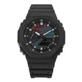 Ziswatch GA-2100RW-1ADR (GA-2100RW-1A) big face digital analog sports military rainbow men's urethan