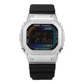 Ziswatch GM-5600RW-1DR (GM-5600RW-1) 5600 Series Digital Square Sports Military Rainbow Brick Men's 