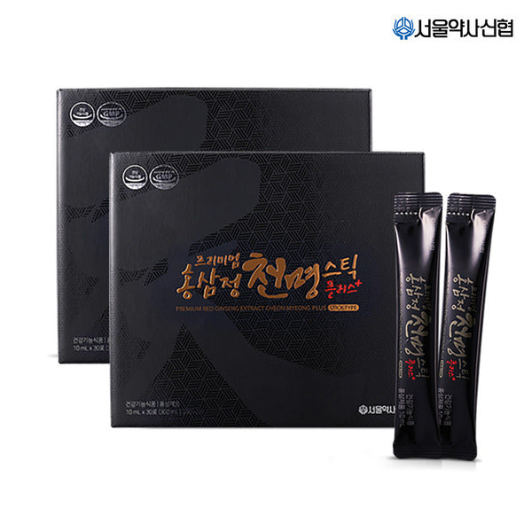 SeoulPharmSoc Premium Ginseng Wine TianMing Plus Stick 30 Pack x 2 Set