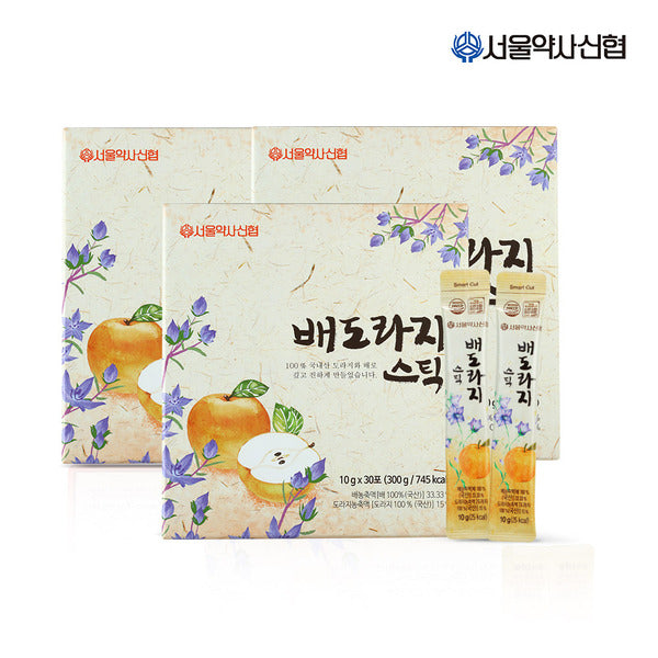 Seoul Pharmacy Credit Union Baedoraajis Stick 30 pack 3 set