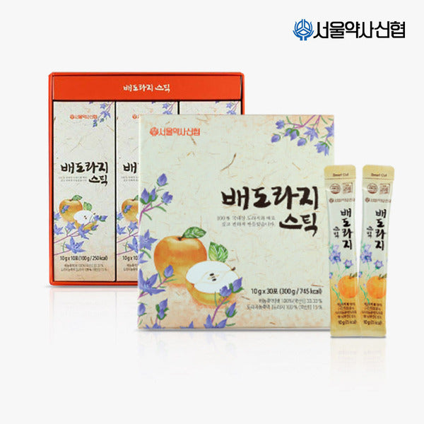 Seoul Pharmacists Credit Union Pear and Balloon Flower Stick 30 Packets Set