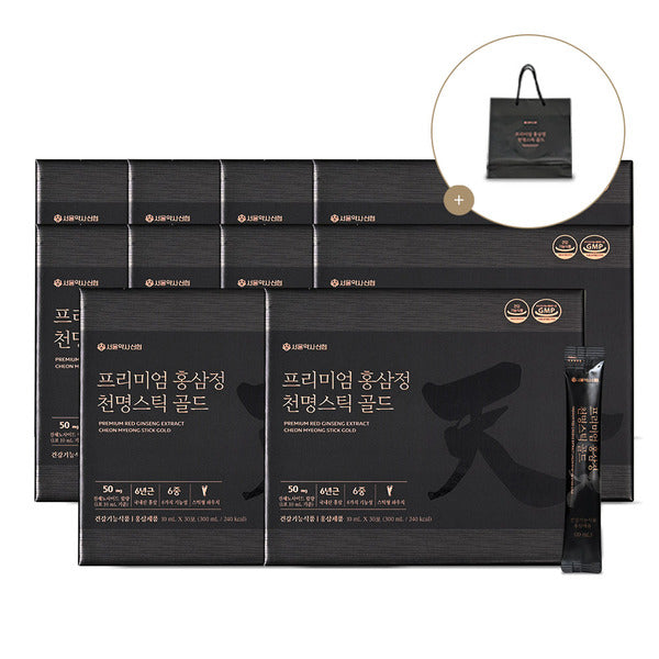 Seoulpharmcoop Premium Ginseng Tonic Gold 30 Sticks 10 Sets