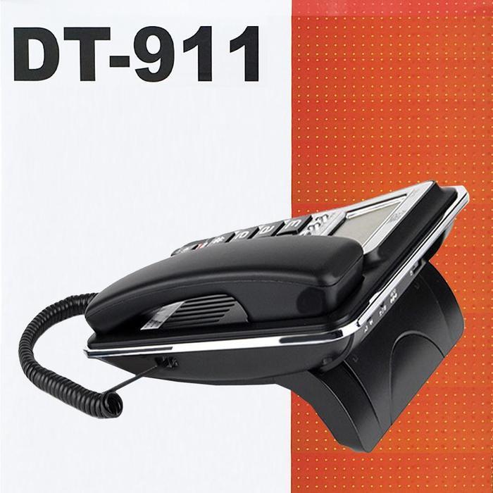 All-in-one School Market Choir Large Button Headset Compatible for CID Wired Phone 911 (35403875)
