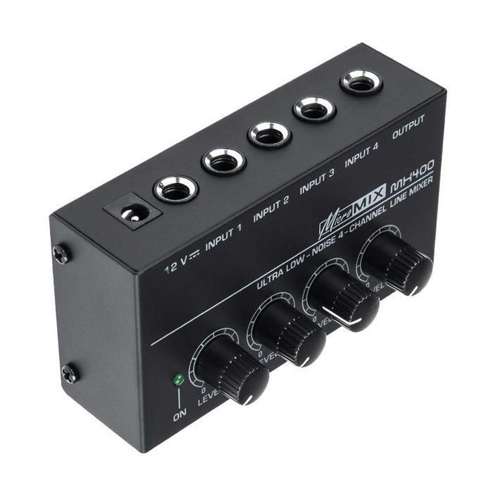 Luckytuesday Coms 4-channel professional sound keyboard mixer 16dBu audio distribution (40942106)
