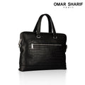 Omasharief Genuine Cowhide Men's Business Bag Briefcase OS7005M