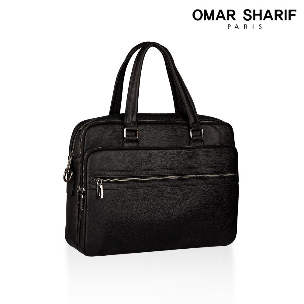 Omasarif Genuine Cow Leather Men's Business Briefcase OS7012M