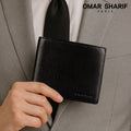 Oma Sharif Pebbled Grain Genuine Cowhide Leather Men's Wallet OS6554