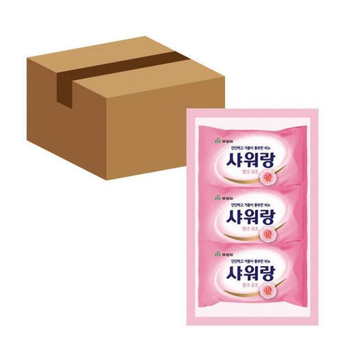 Achy & J Come On Peony Shower Soap and Pink Rose Wash Bar 130g x 3 (Pack of 16) (45270232)