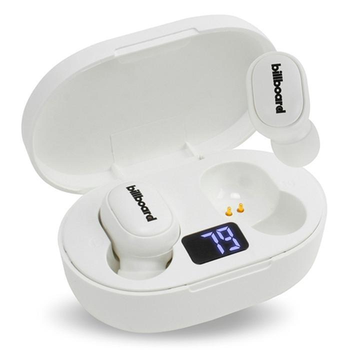 Pusols Billboard Bluetooth Earphones White (S001) (47363258)