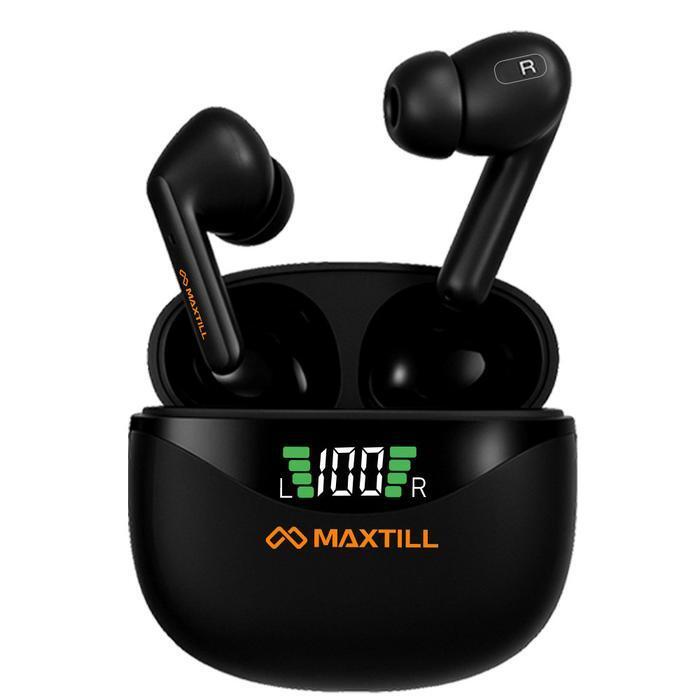 Pureunsol Maxsteel Earphones Bluetooth V5.4 TWS Wireless Earphones Black MW-BTAE20 ANC 49532768