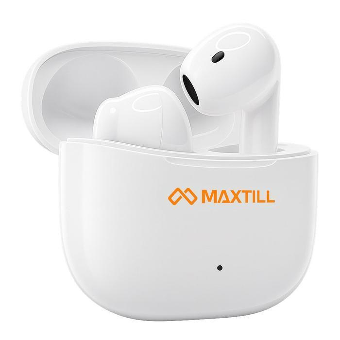 Blue Sol Maxsteel Earphones Bluetooth V5.4 TWS Wireless Earphones White MW-BT100 49532771