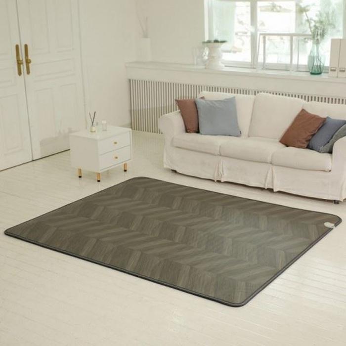 Echo Partner Charcoal Large Ultra Special Grade Medical Korean Heating Mat Cozy Living Room Electric
