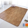 EcoPartner living room teak floor mat Medium Electric Carpet Rug warm and cozy (37693900)