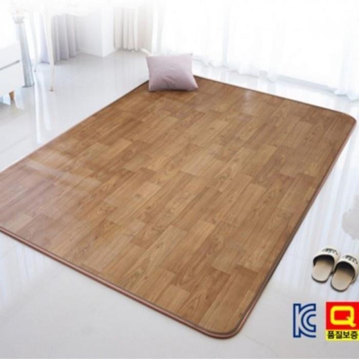 EcoPartner living room teak floor mat Medium Electric Carpet Rug warm and cozy (37693900)