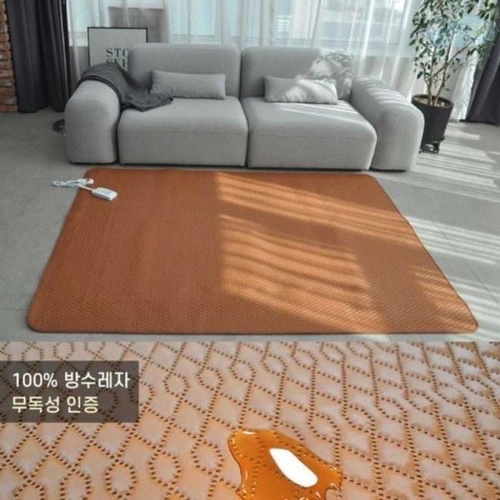 EcoPartner Matt Brown Warm Electric Floor Mat Carbon TasCom (37694024)