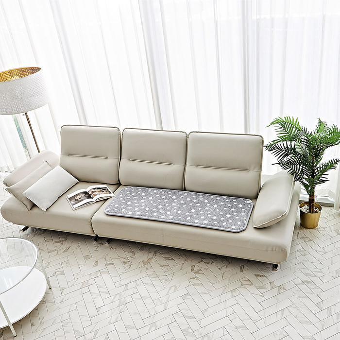 S.H.1 Modern Grey Electric Cushion Electric Mat 140x50cm 3-Person Heating Mat 43256766