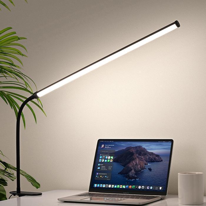 S.A.H.One C Stand Lamp Flexible LED Clip Stand Dimmer Wide Reading Lamp (45887734)