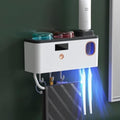OfficeLink toothbrush sanitizer set UVC solar charging wireless all-in-one toothbrush cup UV toothbr