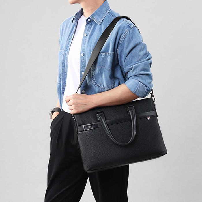 UniqueCell Office Worker Suit Leather Briefcase Laptop Bag LM-0737 (41937147)