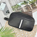 Awesomefit DKESB7811-1 Men's Leather Sports Golf Pouch Clutch Bag