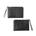Bongseu Diagonal Embossed Stitch Leather Clutch Mini Crossbody Bag (19387141)