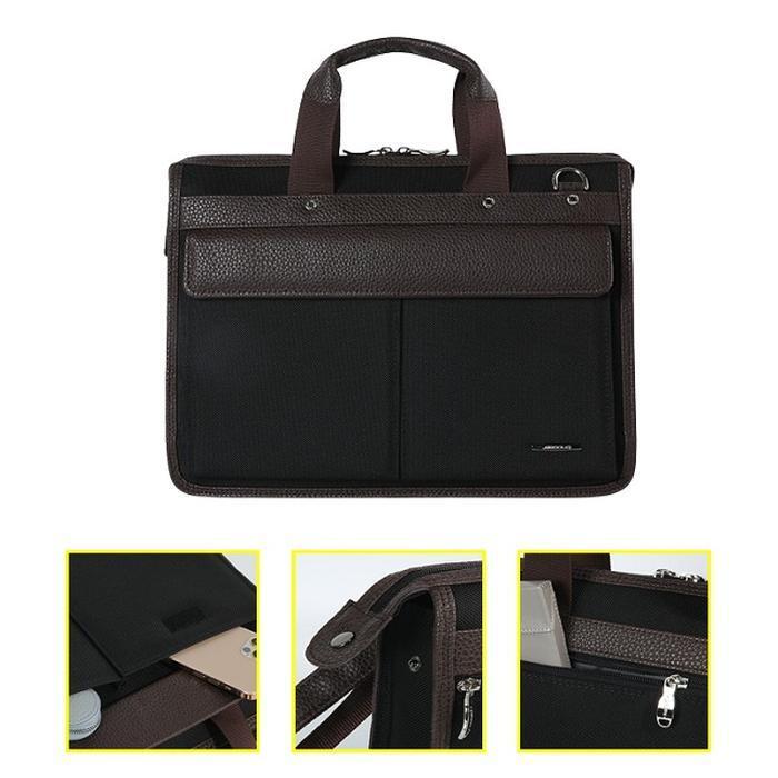 Bongcu Poli Leather Briefcase Laptop Bag Tote Crossbody (23618059)