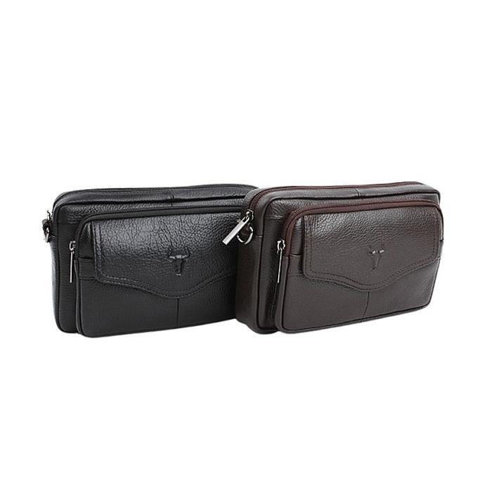Bongsse Leather Mini Bag Men's Handbag Day Bag Daily Clutch Bag 29967103