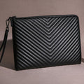 On Place Onnafit FC9801 Leather Clutch Bag