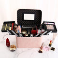 SHONYONE MAKEUP BOX CORDUROY THREE-TIER TRAVELMAKEUP CASE (43260742)