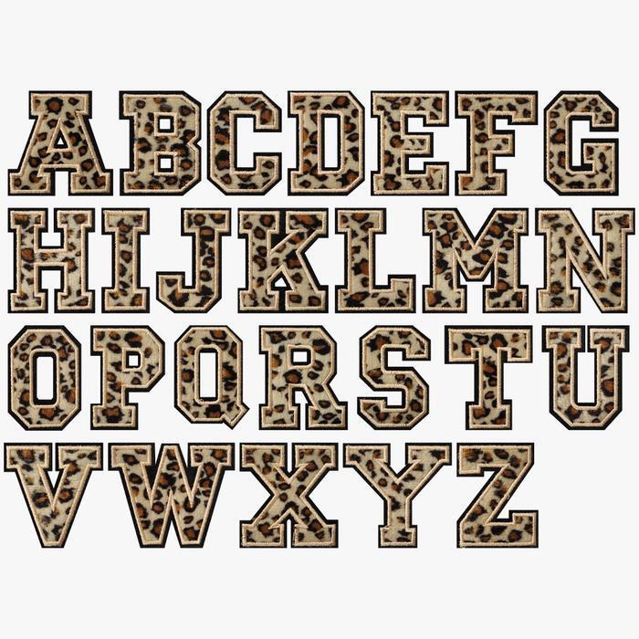 SiliTem Heat Fusion Patch Clothing Patch Alphabet Set Hopi Clothing Reform (42309366)