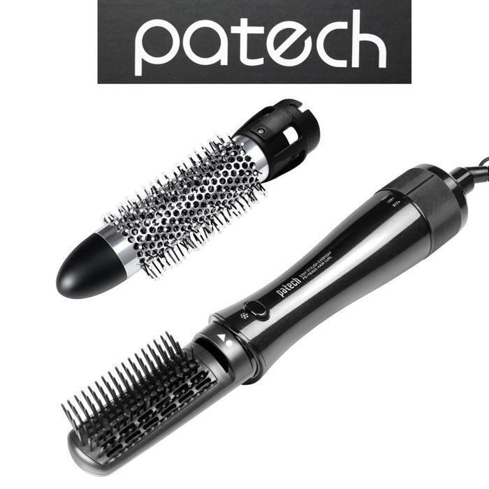All-in-one School Market Patek 8405 Plain Brush Curve Brush Hair Styler Cold and Hot Wind (35406680)
