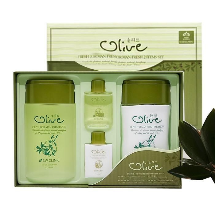 All-in-one School Market 3W Olive Pomade Male 2-Pack Emulsion Skin Men's Cosmetic (35407697)