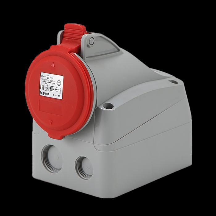 DMC Outlet (3P+N+E 16A) 415V 555159 N face exposure (IP44) (14324472)