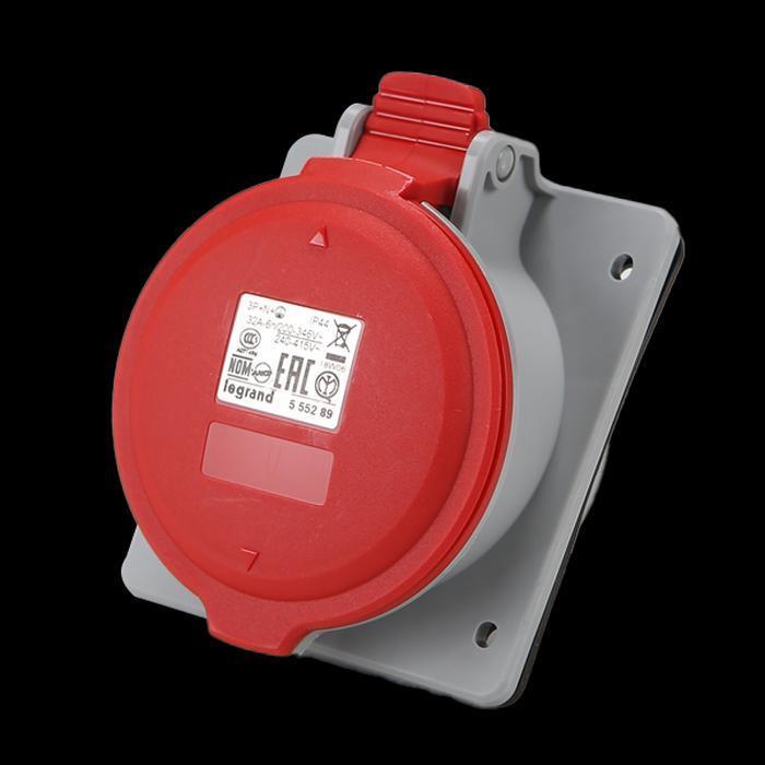 DMC outlet (3P+N+E 32A) 415V 555289 N type panel (IP44) (14324476)
