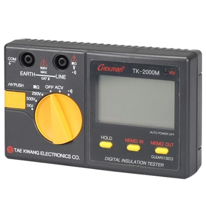 DMC Taegwang Electronics Digital Insulation Megohmmeter TK-2000M 1 piece (14324527)