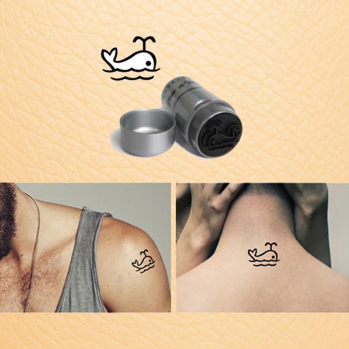 Shangsheng Distribution YouN Mi Tattoo Stamp Whale 10pcs Children's Toy (43477880)