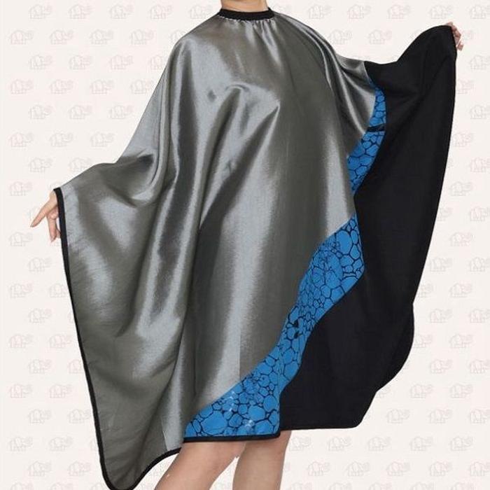 Emtucorpia style salon gown with clip for perm and cut protection (37722490)
