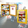 Sustainable Co-exist Logistics Green Safety First Aid Steel Wall-Mounted First Aid Kit Medicine Cont